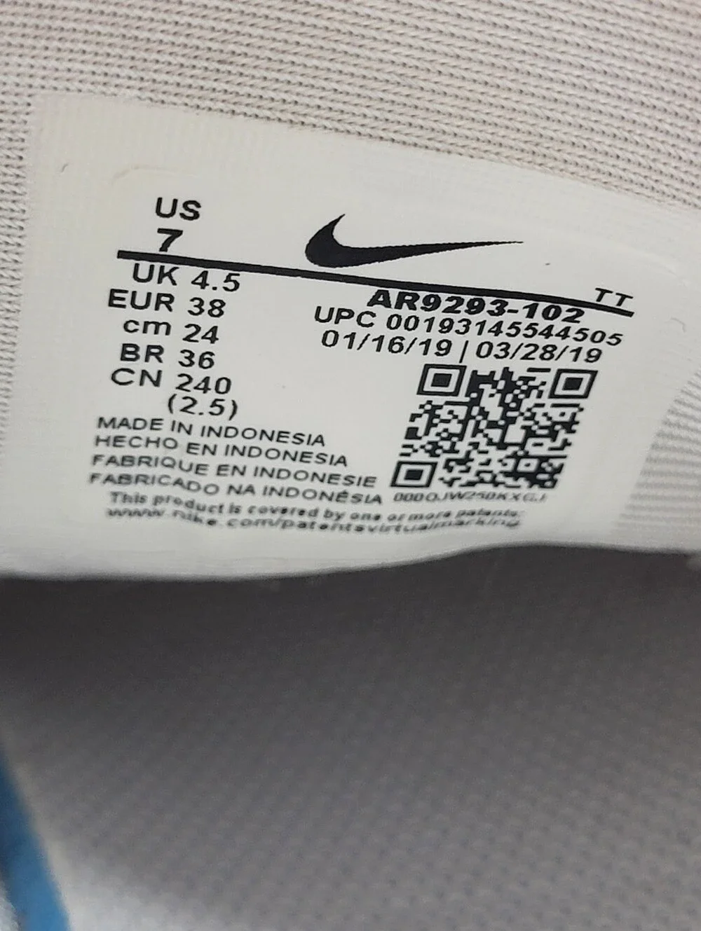 Nike Womens Air Max 720 Aqua Powder Pastel Pink Shoes AR9293-102 Size 7
